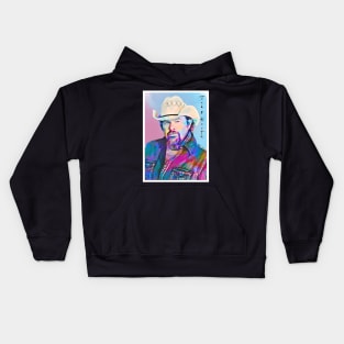 Poster Art Toby Keith Kids Hoodie